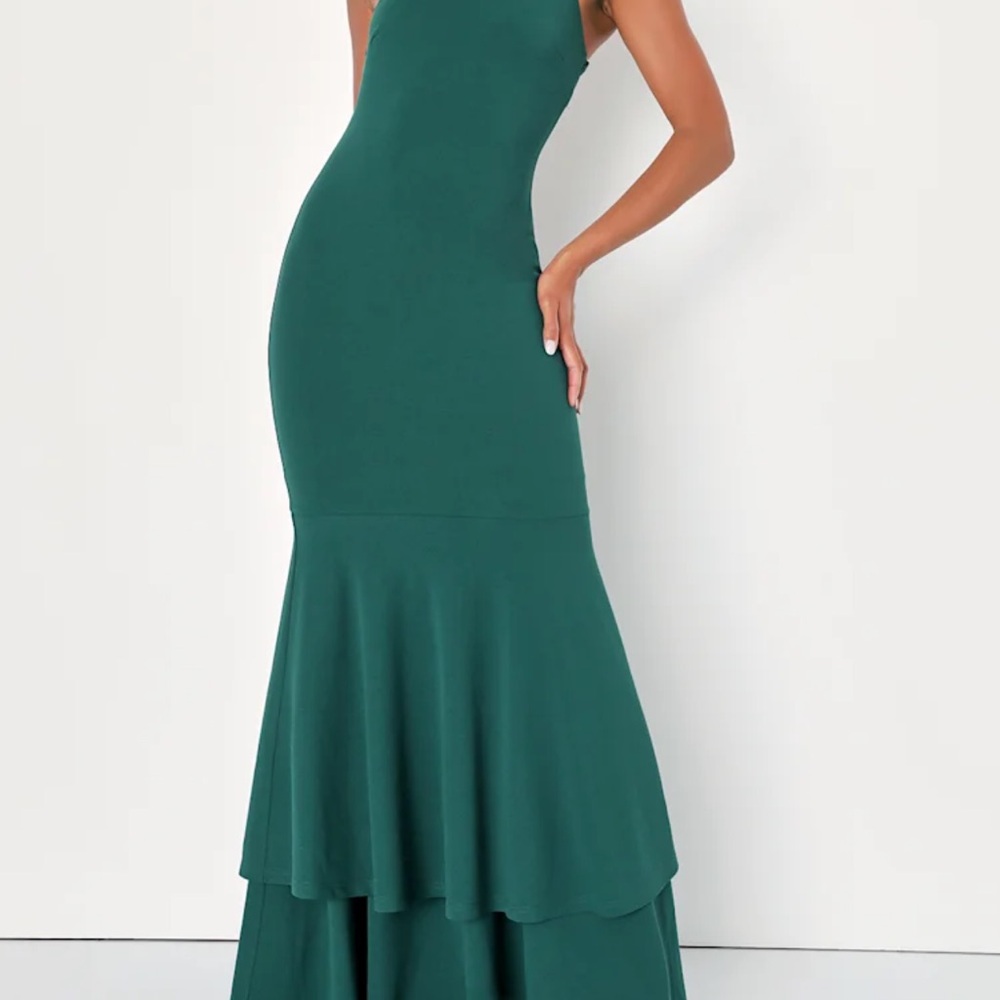 Lulu's Teal Maxi Dress